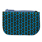 0059 Comic Head Bothered Smiley Pattern Large Coin Purse