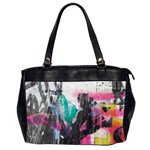 Graffiti Grunge Oversize Office Handbag (2 Sides)