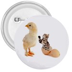 Kitten in an egg with chick 3  Button