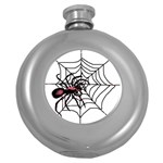 Spider in web Hip Flask (5 oz)