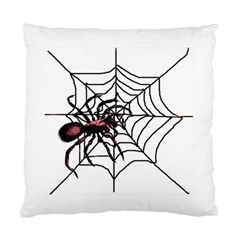 Spider in web Cushion Case (Two Sides) from mytees Back
