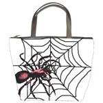 Spider in web Bucket Bag