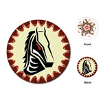 Horse head Playing Cards (Round)