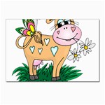 Cute cow Postcard 4 x 6  (Pkg of 10)