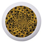 Spiral Symmetry Geometric Pattern Black Backgrond Dento Box with Mirror