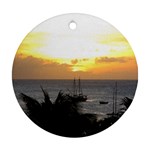 Aruban Sunset Ornament (Round)