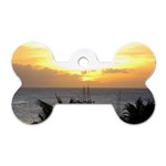 Aruban Sunset Dog Tag Bone (One Side)