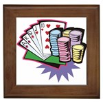 Poker D5 Framed Tile