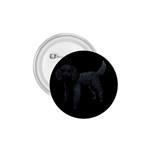 Black Poodle Dog Gifts BB 1.75  Button
