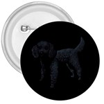 Black Poodle Dog Gifts BB 3  Button