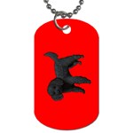 Black Poodle Dog Gifts BR Dog Tag (One Side)