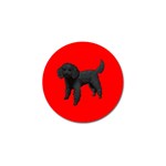 Black Poodle Dog Gifts BR Golf Ball Marker