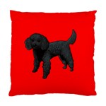 Black Poodle Dog Gifts BR Cushion Case (Two Sides)
