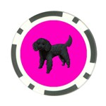 Black Poodle Dog Gifts BP Poker Chip Card Guard