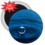 Water Drop 3  Magnet (100 pack)