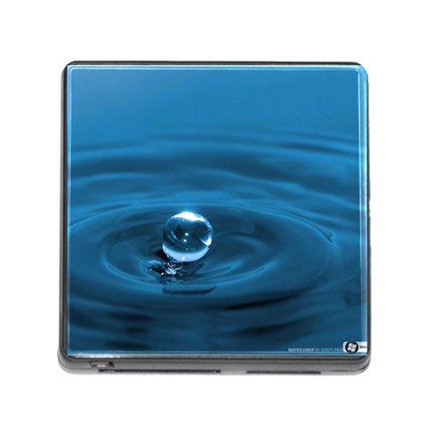 Water Drop Memory Card Reader with Storage (Square) from mytees Front
