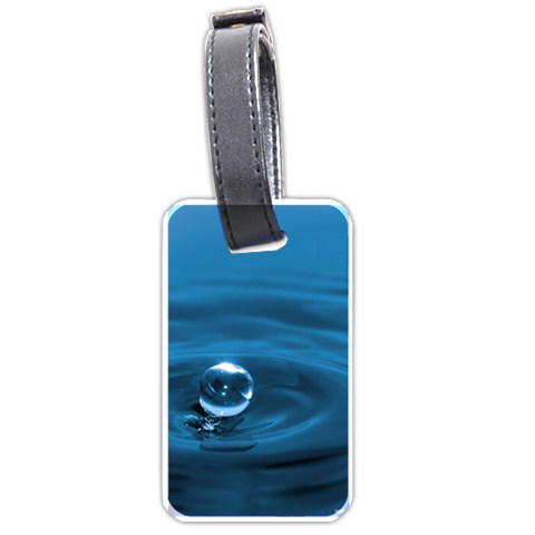 Water Drop Luggage Tag (one side) from mytees Front