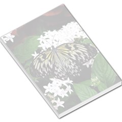 Black/white Butterfly Large Memo Pad