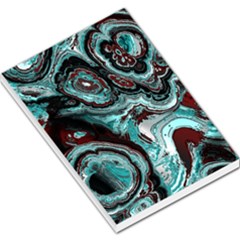 Fractal Marbled 05 Large Memo Pads
