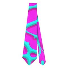 Hot Web Turqoise Pink Neckties (two Side) 