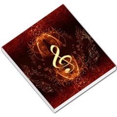 Decorative Cllef With Floral Elements Small Memo Pads