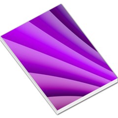 Gentle Folds Of Purple Large Memo Pads