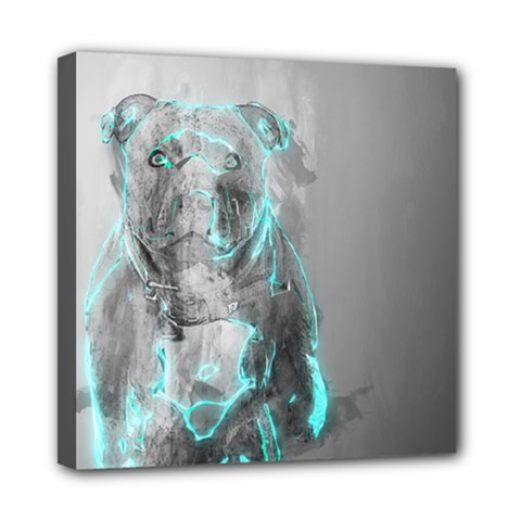Dog Mini Canvas 8  X 8 