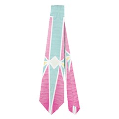 Pastel Block Tiles Pattern Neckties (two Side) 