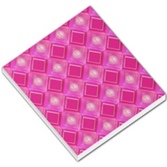 Pink Sweet Number 16 Diamonds Geometric Pattern Small Memo Pads