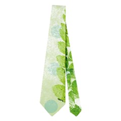 Fern Leaves Neckties (two Side) 