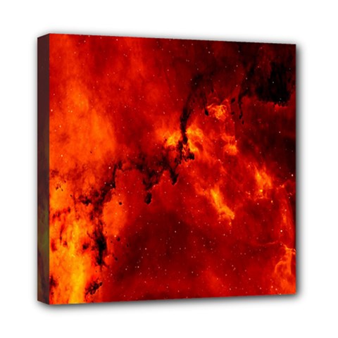 Star Clusters Rosette Nebula Star Mini Canvas 8  X 8 
