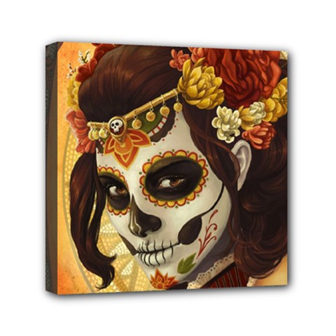 Fantasy Girl Art Mini Canvas 6  X 6 