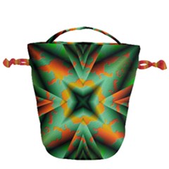 Farbenpracht Kaleidoscope Drawstring Bucket Bag