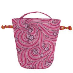 Pattern Doodle Design Drawing Drawstring Bucket Bag