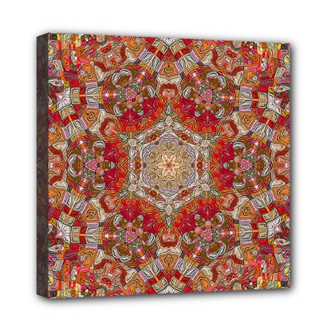 Pattern Background Patterns Mini Canvas 8  X 8  (stretched)