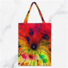 Color Background Structure Lines Classic Tote Bag