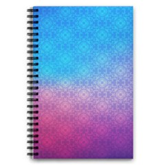 Blue Pink Shade 5 5  X 8 5  Notebook