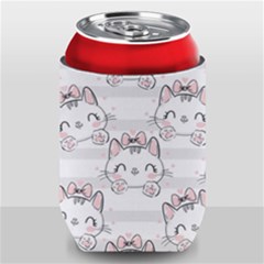Cat With Bow Pattern Can Holder