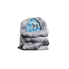 Hands Horse Hand Dream Drawstring Pouch (small)