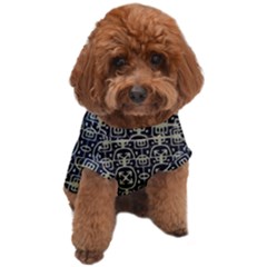 Geometric Textured Ethnic Pattern 1 Dog T-shirt