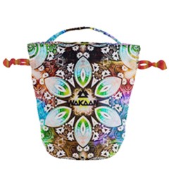 375 Chroma Digital Art Custom Drawstring Bucket Bag