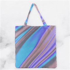 Wave Abstract Texture Design Grocery Tote Bag