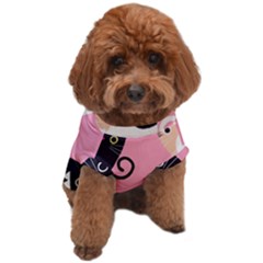Cat Pattern Backgroundpet Dog T-shirt