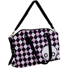Cute Skulls Canvas Crossbody Bag