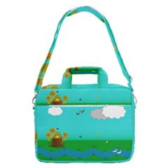Frog Log Stream River Wallpaper Macbook Pro 16  Shoulder Laptop Bag