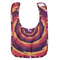 Illustration Door Abstract Concentric Pattern Baby Bib