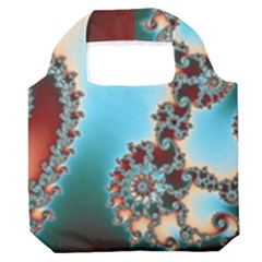 Fractal Spiral Art Math Abstract Premium Foldable Grocery Recycle Bag