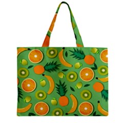 Fruit Tropical Pattern Design Art Pattern Zipper Mini Tote Bag