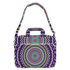 Kaleidoscope Geometric Circles Macbook Pro 16  Shoulder Laptop Bag