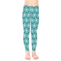 Gerbera Daisy Vector Tile Pattern Kids  Leggings